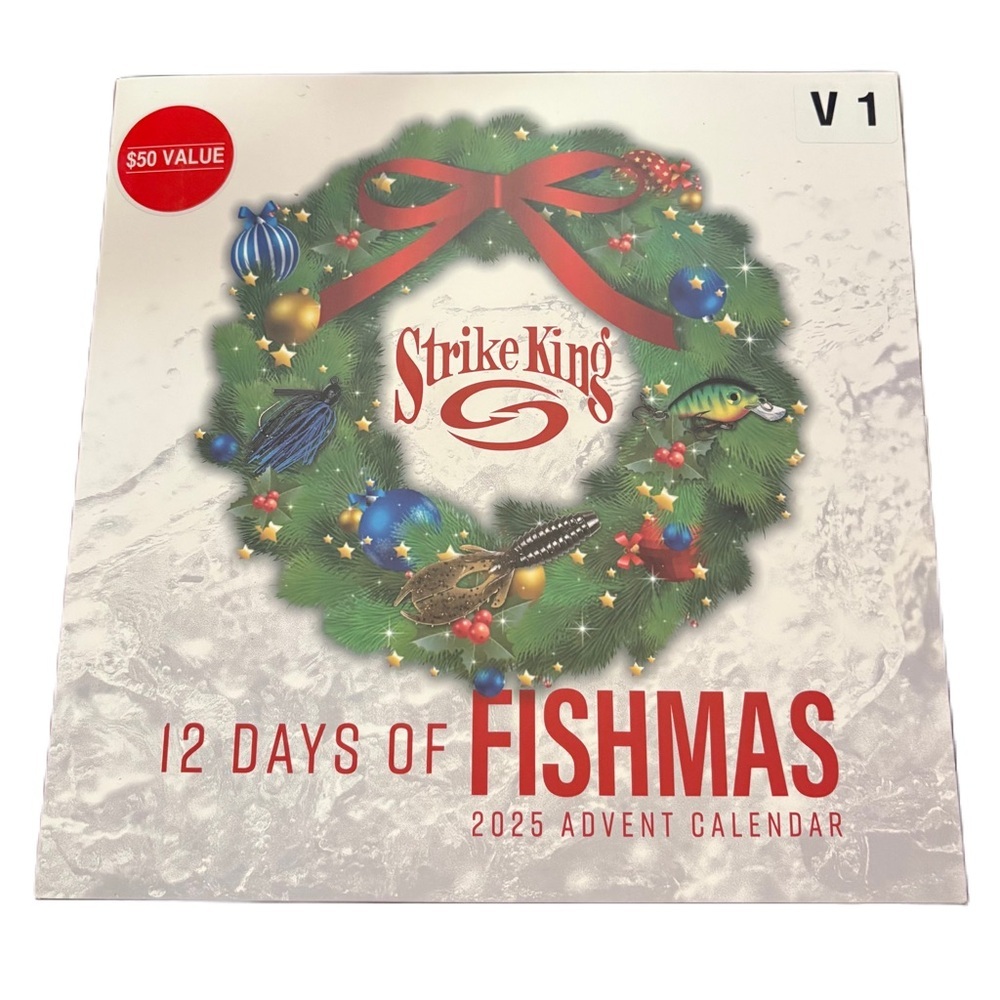 12 Days of Fishmas Advent Calendar Fishing Lore Bundle Lot Christmas Strike King